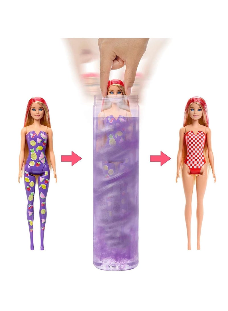 Barbie دمية باربي كولور ريفيل من سلسلة سويت فروت - قد يختلف الطراز - Image 3