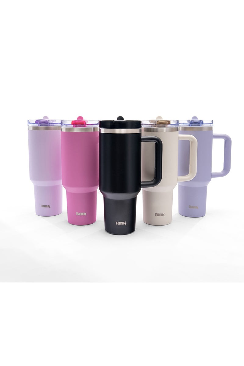 Tank Quencher, 1200ml, Lavender, Stainless Steel Bottle, insulated, Leakproof - Image 2