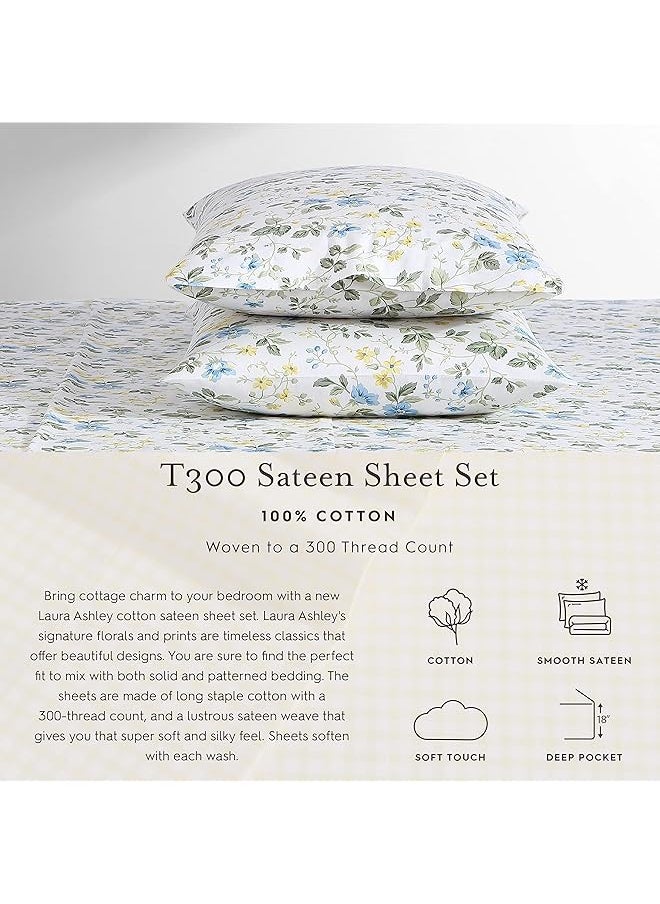 Home Spring Bloom Cotton Sateen Sheet Set Blue King - pzsku/Z60FB4373AD9257ADAE28Z/45/_/1741447002/c8472ef3-ac99-4754-b8ef-a439546c2904