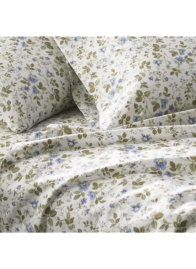 Home Spring Bloom Cotton Sateen Sheet Set Blue King - pzsku/Z60FB4373AD9257ADAE28Z/45/_/1741447004/2051b90c-2d06-4699-bfd8-62c6697916c4