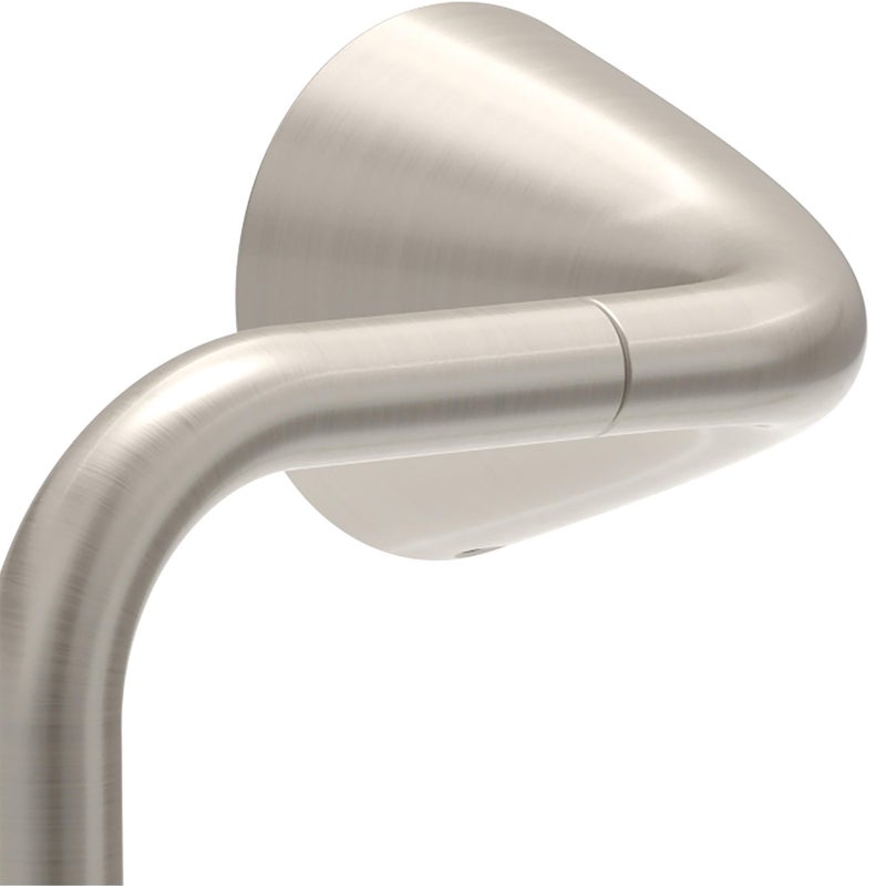 Delta Arvo (1-Pack) Hand Towel Holder SpotShield Brushed Nickel Towel Racks for Bathroom Wall Square Towel Ring Holder for Bath Towel Hanger for Kitchen, Bathroom Accessories ARV46-DN - Image 5