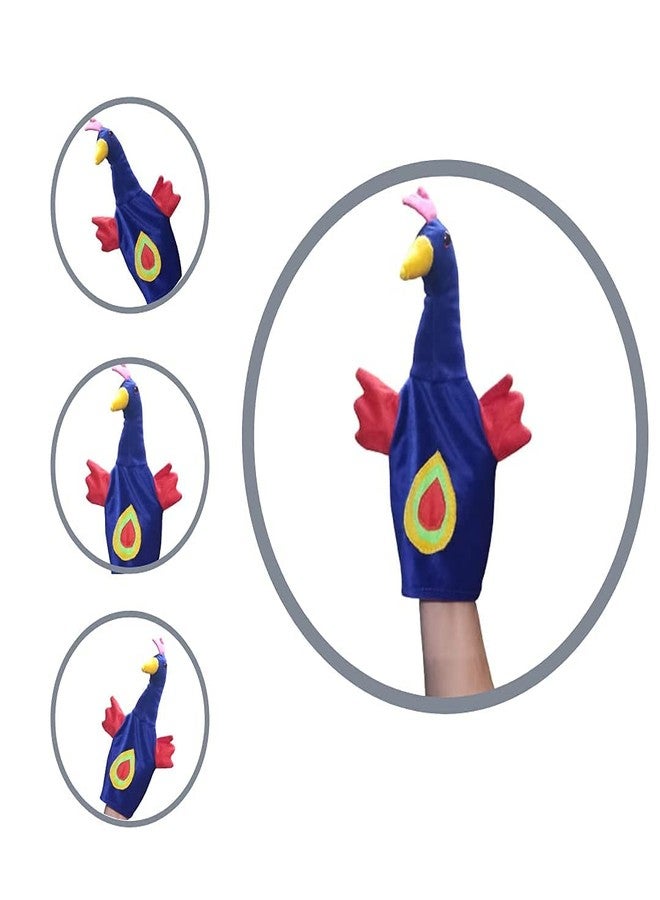 VARUSH Wild Animals & Birds Storytelling Hand Puppets/Hand Puppets for Kid's Learning Playing/Gift for Kids (Peacock) - Image 2