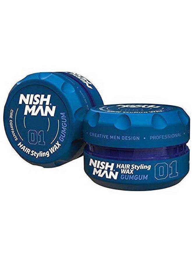 nishman Hair Styling Series (01 Gum Gum AQUA WAX, 150ml) - Image 1