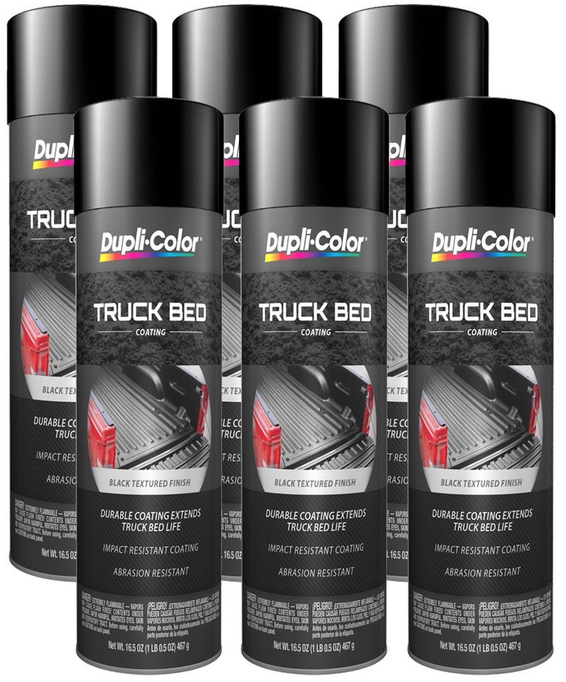 Dupli-Color (TR250-6 PK Black Truck Bed Coating - 16.5 oz. Aerosol, (Case of 6) - Image 5