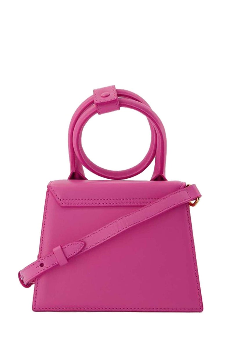 Jacquemus  كيس كيس Le Chiquito Noeud مع مقبض أعلى حزام مقبض مقبض مغناطيسي - Image 3