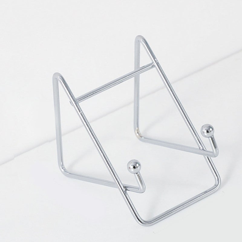 Desktop Stand Holder 5x9.5x8.7cm Premium Iron Sturdy Bracket Stand - Ball Head Fixation Stable Reading Stand for Studying - Image 2