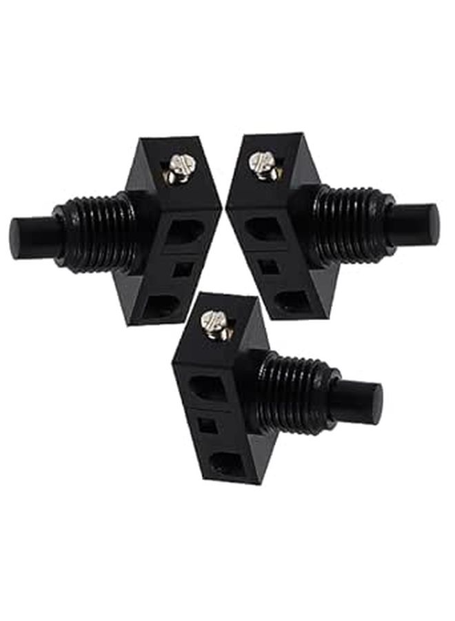 3 Piece Foot Switch Push Button Momentary Auto Reset for Easy Installation - Image 1