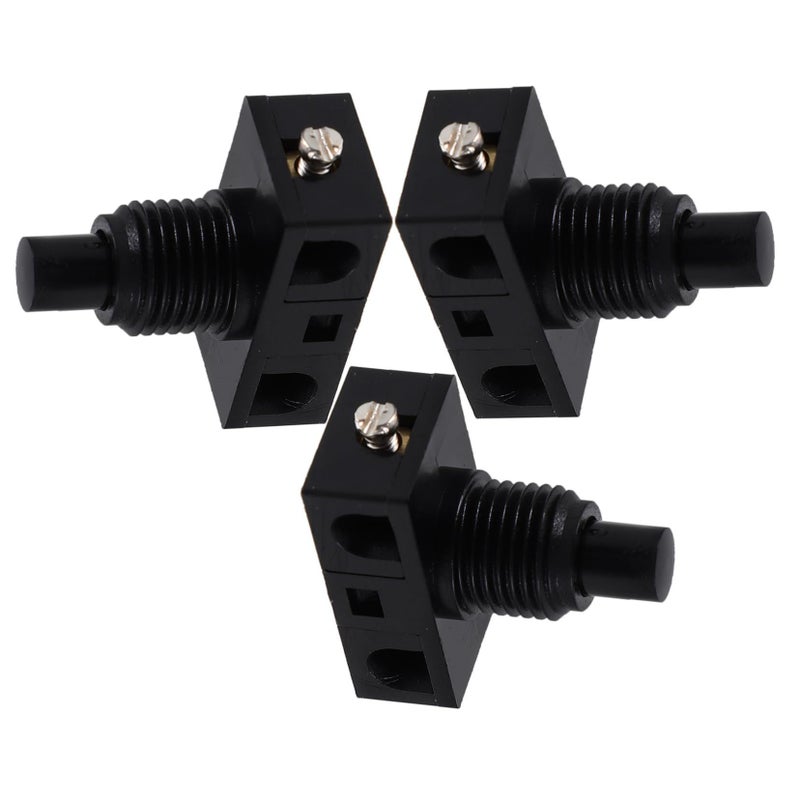 3 Piece Foot Switch Push Button Momentary Auto Reset for Easy Installation - Image 2