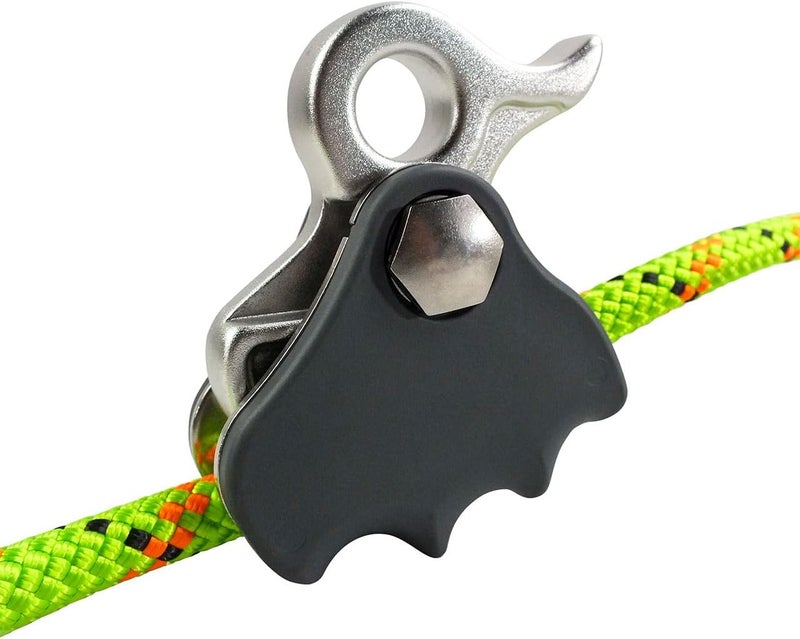 ProClimb Rope Grab - Arborist Rope Brake Tree Equipment, Fall Arrestor Ascender, Better Grab Flip Line Adjuster w/Removable Rope Cam Lock & Rubberized Cover - Fit for 7/16" - 5/8" Rope - Image 2