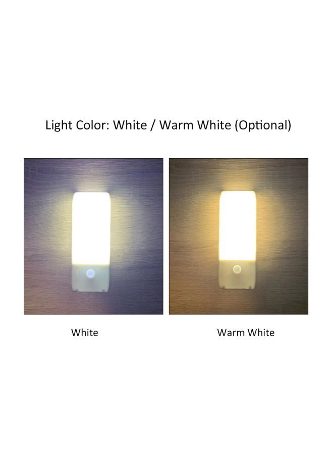 نيبمينينت ضوء LED مزود بجهاز استشعار للحركة يعمل بالأشعة تحت الحمراء أبيض 12.3x3.6x4.7سم - Image 3