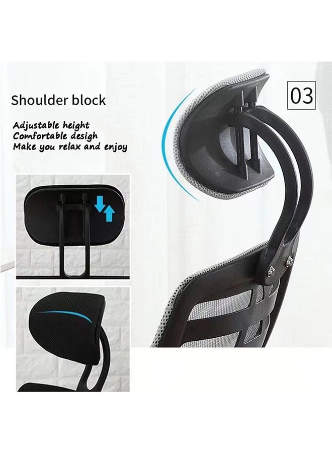 GoldenLike Office Chair Home Desk Chair Computer Chair Gaming Chair   Ergonomic Office Computer Chair Adjustable Mesh Home High Back Office Chair with Lumbar Support Backrest  - Image 5