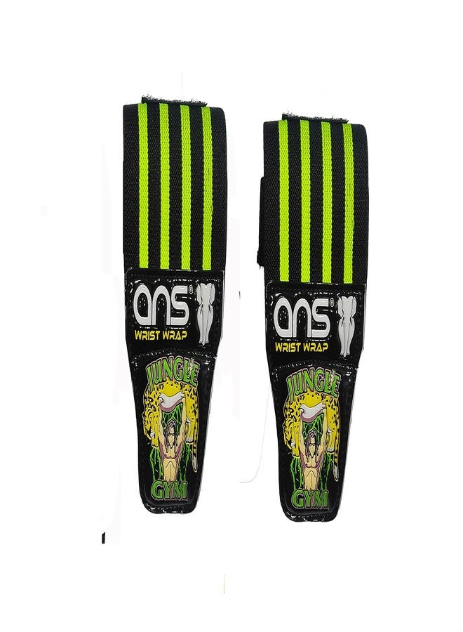 Ans Jungle Gym Stretchable Wrist Joint Wrap with Thumb Loop for Wrist Support (Green) - Image 2
