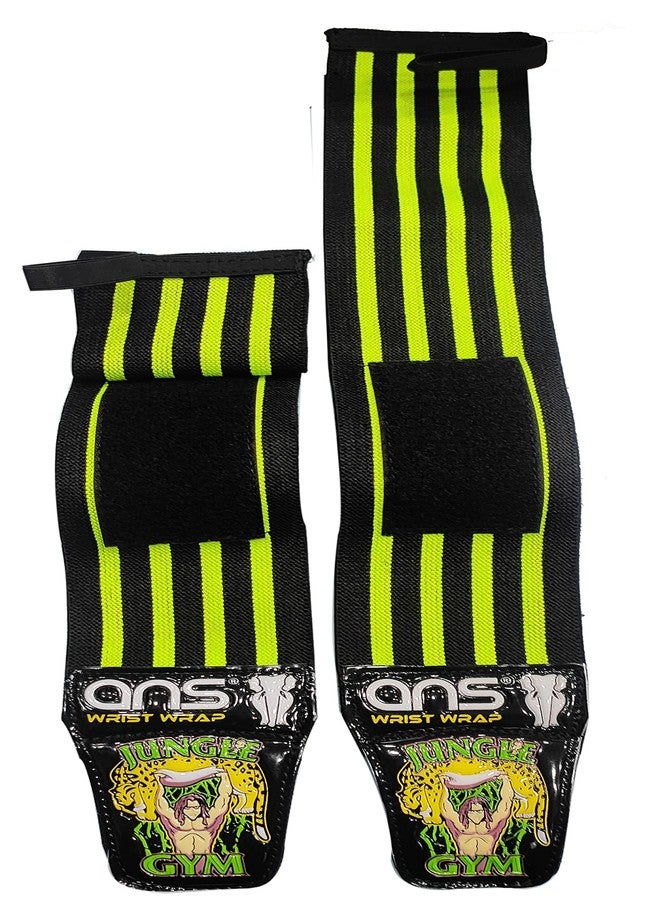Ans Jungle Gym Stretchable Wrist Joint Wrap with Thumb Loop for Wrist Support (Green) - Image 3