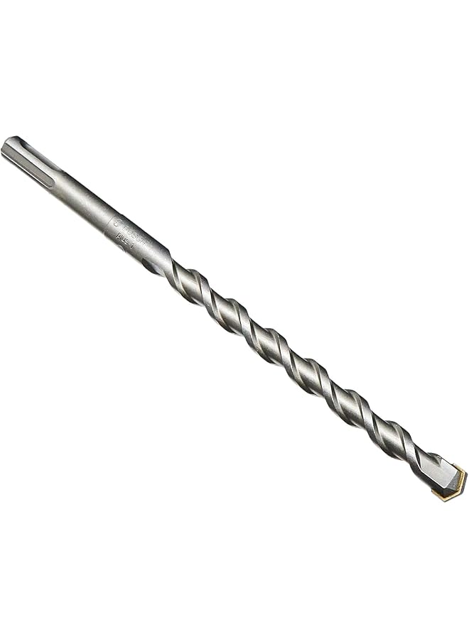BOSCH Sds Plus 1 Drill Bit For Rotary Hammer Drills Optimised For Drilling Inch Concrete 2 Flute U Shape Flute Design Provides Effective Dust Removal 12.00 Mm Diameter 210 Mm Total Length 1 Pcs - Image 1