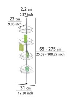 Wenko Dolcedo Telescopic Corner Shelf  - Image 4
