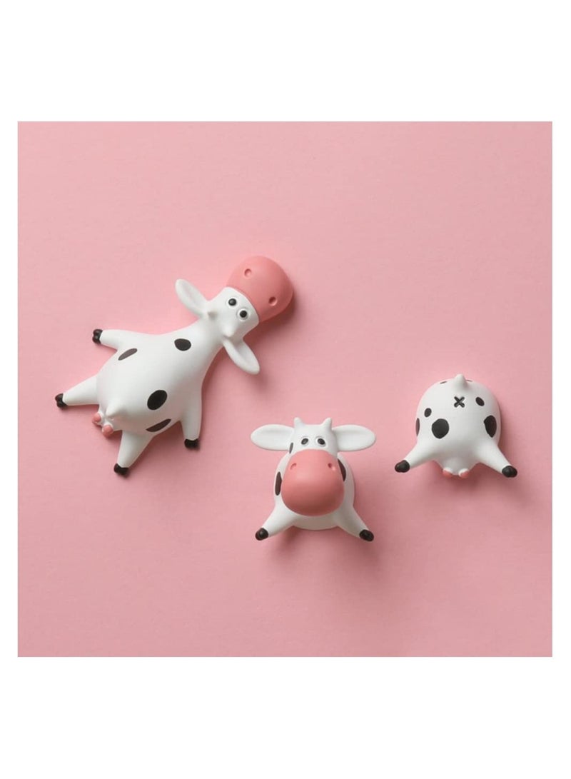 SYOSI 3-Piece Cute Refrigerator Magnetic Sticker Set, 3d Resin Refrigerator Magnet For Kitchen Office Whiteboard - Image 4