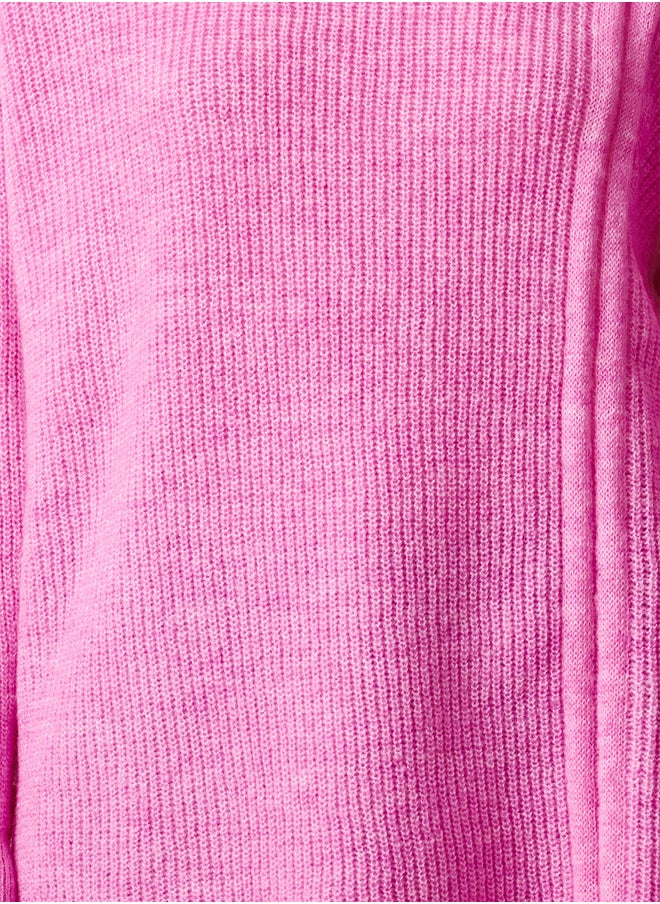 trendyol Pink Selanik Knitted Smock Detailed Knitwear Sweater TCTAW25AK00001  - Image 4