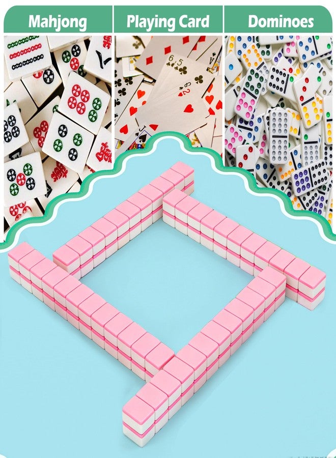 Jolitac Mahjong Mat 33x33 Inch Hand-Painted Style Rubber Mat - Image 5