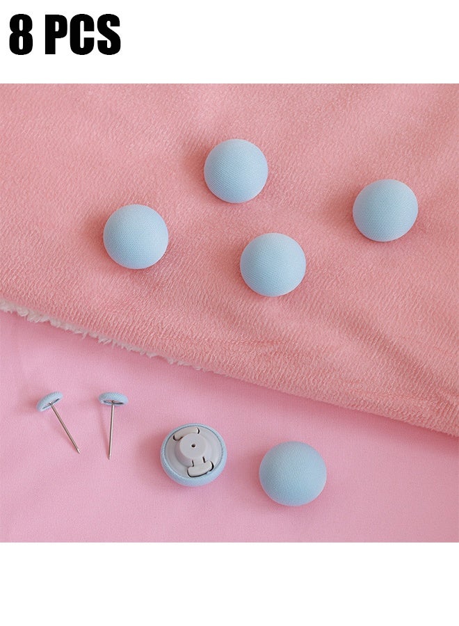 HY 8 Pcs Duvet Clips Set,Non Slip Duvet Cover Holding Clips,Reusable Duvet Cover Clips,One Key to Unlock Comforter Clips,Duvet Insert Holder,Keeps Comforter from Shifting,for Quilt,Cushions, Curtains - Image 1