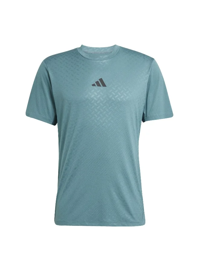 adidas Adidas Power 3S Tee Green T-Shirt (Short Sleeve) T-Shirts For Men