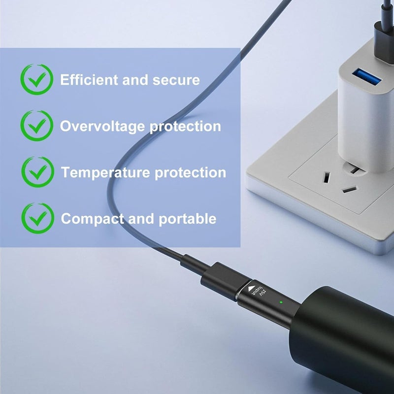 15V Type-C Shaver Charger Adapter, Compatible with Philips HQ8505 HQ8894 HQ8170, Series 9000 8000 7000 5000 3000 2000, OneBlade QP6520 QP6510, RQ11/RQ12 Series USB-C Charging Converter - Image 5