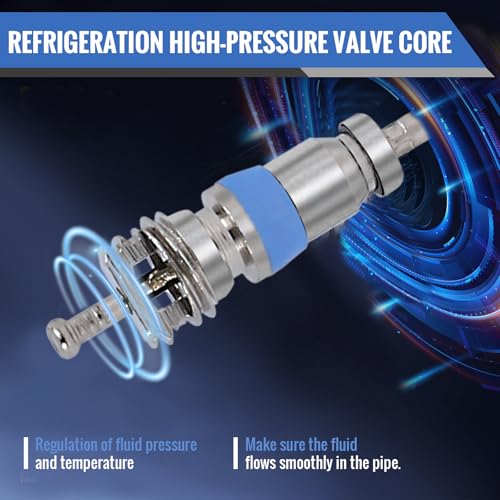 ST Shengtuo Valve Core for R410 R32 R22,High Pressure with Teflon Seal,HVAC Replacement Part Ideal for Refrigeration Systems and Air Conditioning,Pack of 50 - Image 4