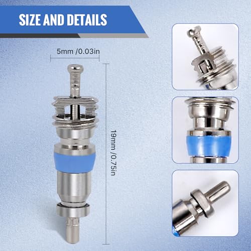 ST Shengtuo Valve Core for R410 R32 R22,High Pressure with Teflon Seal,HVAC Replacement Part Ideal for Refrigeration Systems and Air Conditioning,Pack of 50 - Image 3