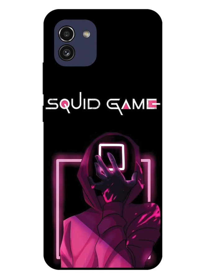 EYE CATCH Printed Protective Case Cover For Samsung Galaxy A03  -  Squid Game Soliders - Image 1