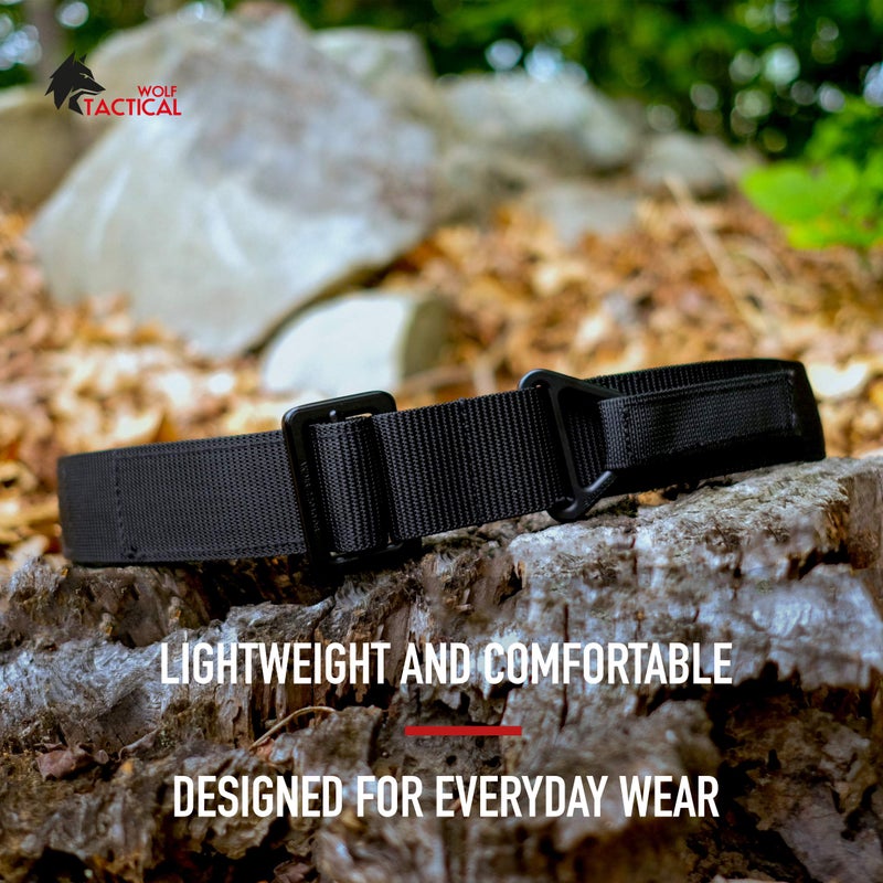 WOLF TACTICAL Everyday Riggers Belt - Tactical 1.75” Nylon Web Belt for CQB, CCW - Image 3