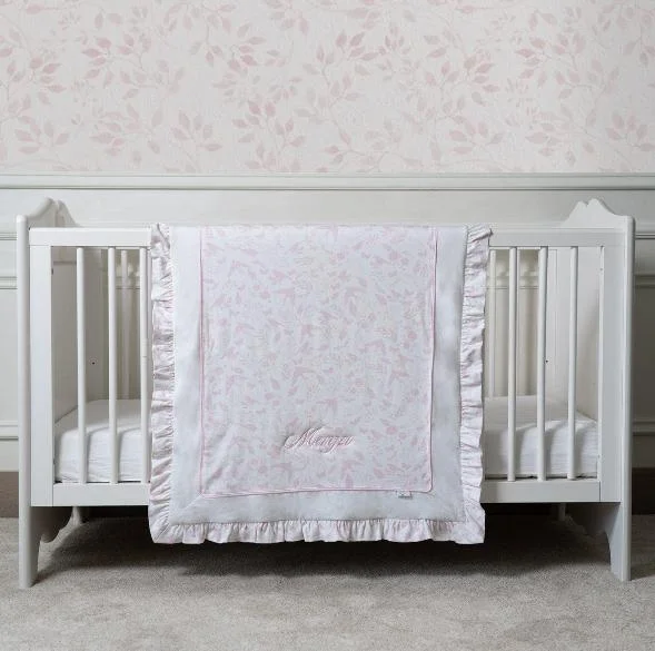 ليتل اي ايه مجموعة استحمام الطفل زقزقة العصافير وردي