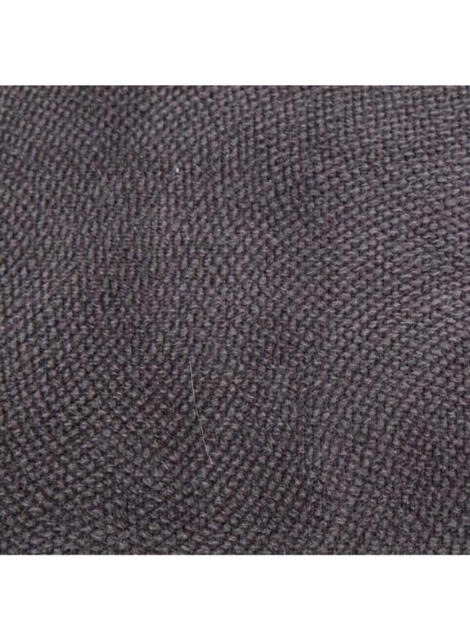 atmosphera Lilou High Quality Square Shaped Cushion Dark Grey 45 x 45cm 146200L - Image 4