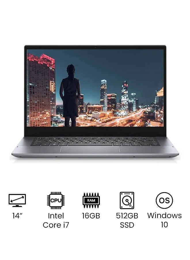 DELL Inspiron 5406 Convertible 2-In-1 Laptop 14-Inch Full HD Display, 11th Gen Core i7-1165G7 Processer/16GB RAM/512GB SSD/Intel UHD Graphics/Windows 10 English titan - Image 2