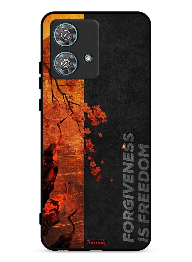 Tolwak Motorola Edge 40 Neo 5G Protective Case Cover Forgiveness Is Freedom  - Image 1