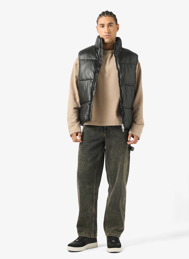 جاك اند جونز جاكيت مبطن أساسي بدون أكمام - Image 4