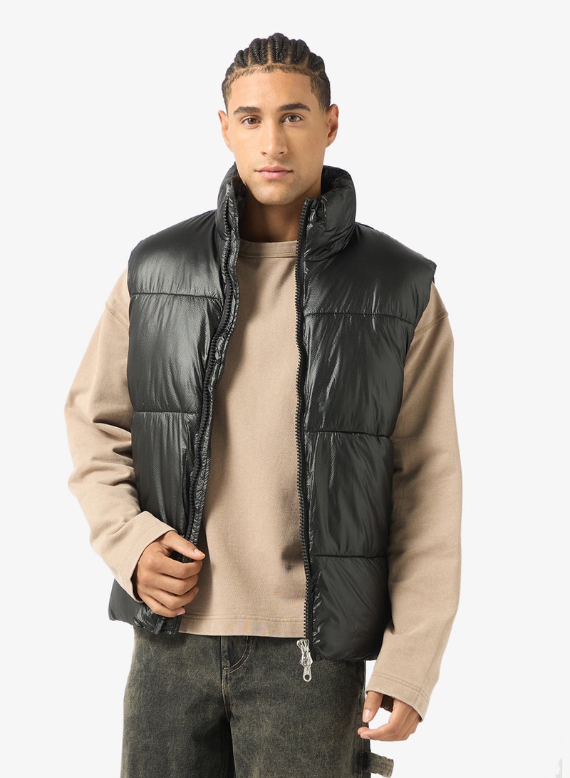 جاك اند جونز جاكيت مبطن أساسي بدون أكمام - Image 1