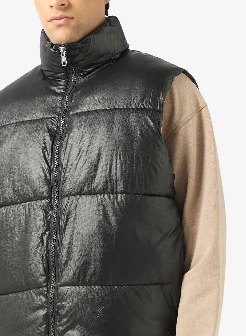 جاك اند جونز جاكيت مبطن أساسي بدون أكمام - Image 3