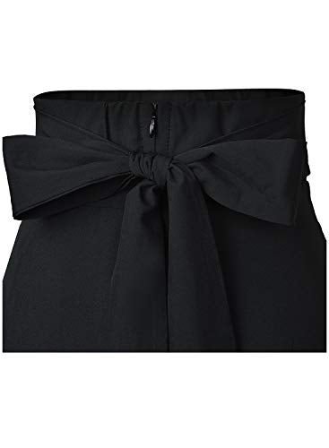 RANPHEE Skirts for Women 2025 Black Aline Maxi Flared Dressy Casual Summer Formal High Waisted Pleated Long Skirt with Pockets Faldas L - Image 4