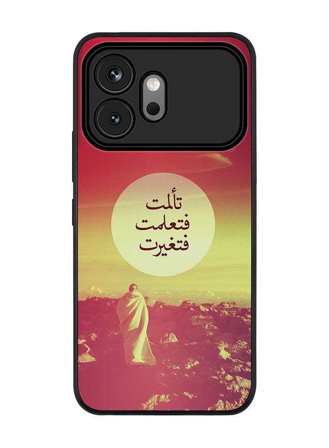 Stylizedd Rugged Case for Honor 600- Slim Fit Hybrid Rubber Cover I Suffered, I Learned, I Changed - Image 1