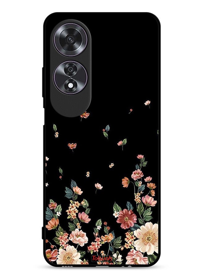 Tolwak Oppo A60 Protective Case Cover Small Flowers In Bottom - Image 1