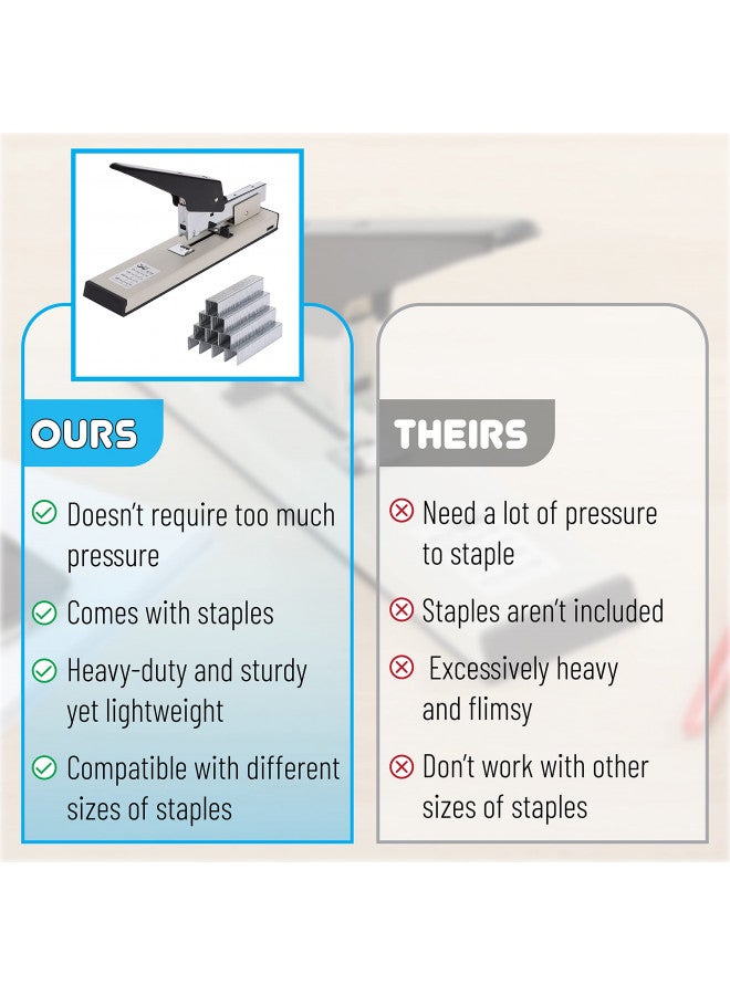 Mr. Pen- Heavy Duty Stapler with 1000 Staples, 100 Sheet High Capacity, Office Stapler, Desk Stapler, Big Stapler, Paper Stapler, Commercial Stapler, Large Stapler, Industrial Stapler, Heavy Stapler - Image 5