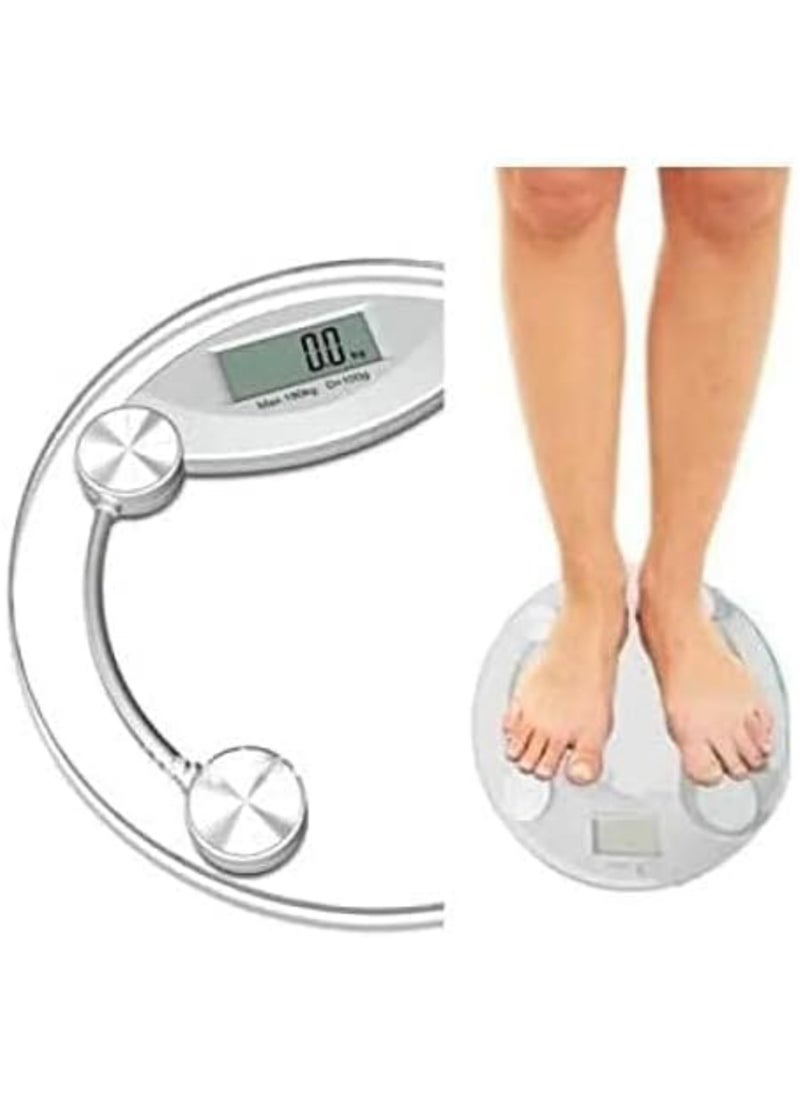 Festive Gallery - Home Use Weight Measurement Machine Personal Digital Fitness Tracker Thick Glass Weighing Scale - Image 1