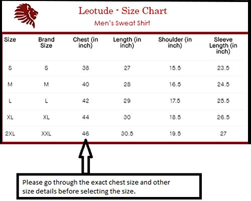 LEOTUDE Men's Loop Knit Hooded Neck Sweatshirt (W88_Colour_P_Mustard_L) - Image 5