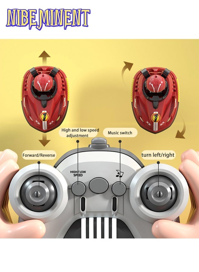 NIBEMINENT 2 Pcs Remote Control Car, 2.4GHz Bumper Cars RC Battle Car Toy Set, Ejecting Dodgem Cars with Sound Effects, Music and Lights, RC Play Vehicles, Gift for 6+ Ages Kids Boys Girls Children  - Image 5