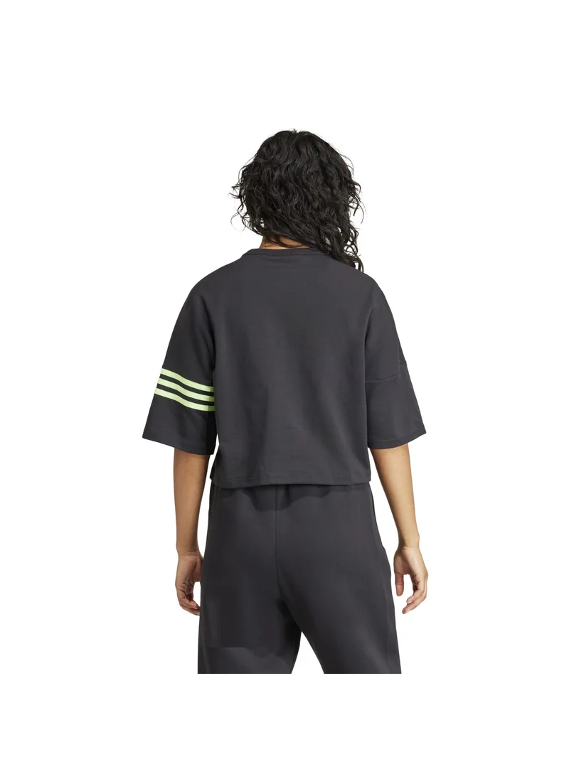اديداس adidas NEUCL TEE Black Originals Women T-SHIRTS