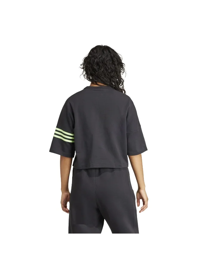 اديداس اوريجينالز adidas NEUCL TEE Black Originals Women T-SHIRTS