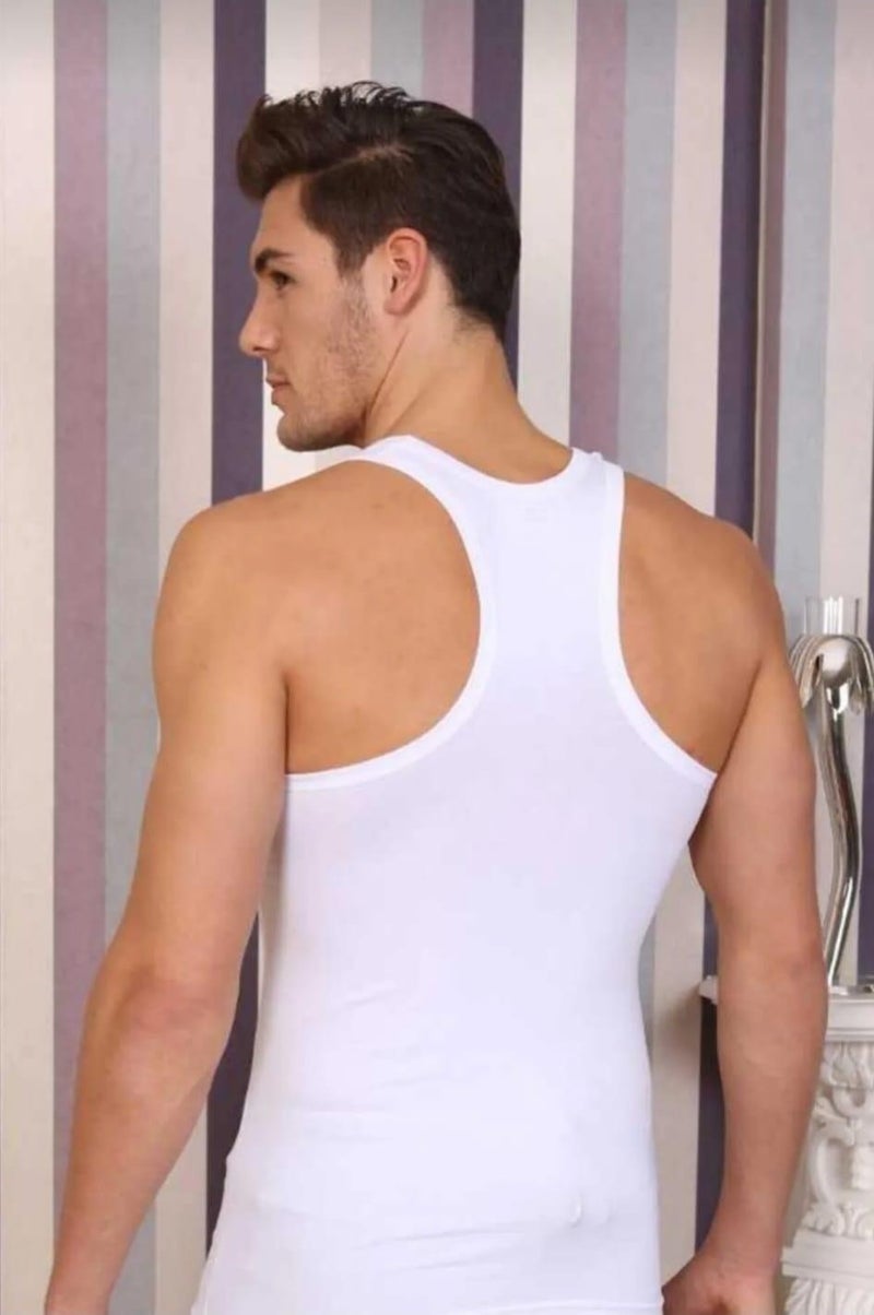 Berrak 1029 Men's Singlet Lycra Sports Undershirt 3 Pieces  - Image 1