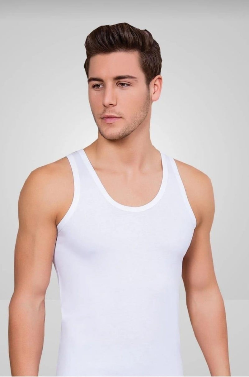 Berrak 1029 Men's Singlet Lycra Sports Undershirt 3 Pieces  - Image 2