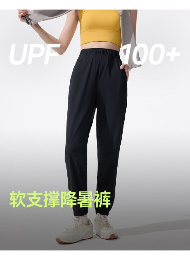 Beneunder سروال نسائي جديد، بنطال واسع الساقين غير رسمي، قماش سريع الجفاف وبارد، ملابس خارجية ضيقة - Image 1