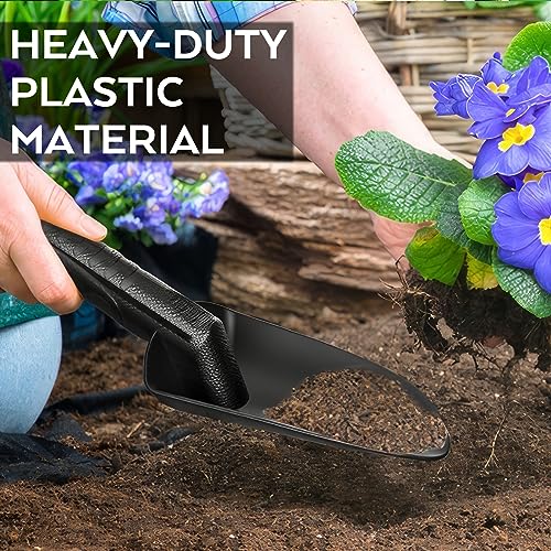 INCLY Sand Scoop & Shovel, Detecting Accessories for Kid & Adult Metal Detector, Sand Sifter Treasure Hunting & Digging Tool at The Beach & More, Black - Come with Mesh Bag - Image 4