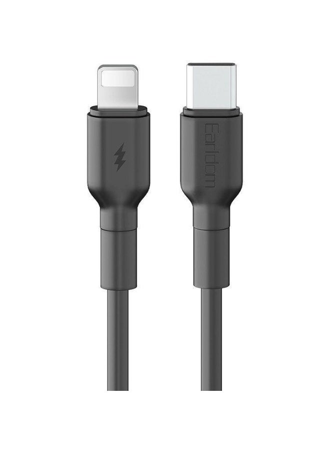 Earldom Charging Cable EC-198 Type-C-to-Lightning 30W - Image 1